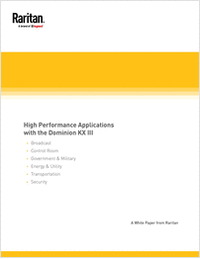 High Performance Applications with the Dominion KX III KVM Switch