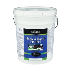 018.5225-70.008 Home & Ranch Paint, White, 5 gal, Pail, 400 sq-ft/gal Coverage Area
