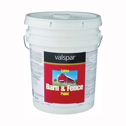 018.3125-10.008 Barn & Fence Paint, Red, 5 gal, Pail, 400 sq-ft/gal Coverage Area