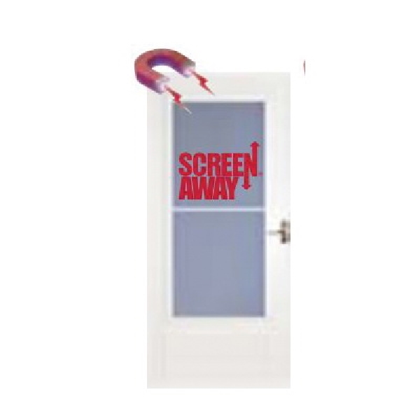 Screen Away 830-82-031 Storm Door, White