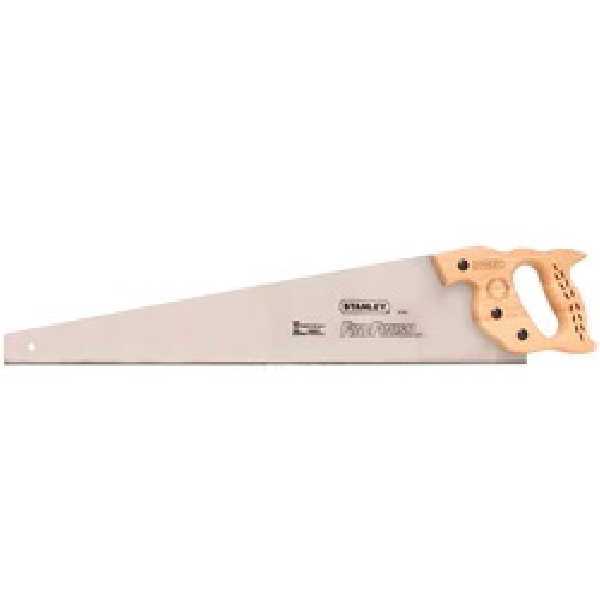 BLACKE & DECKER SharpTooth Series 20-065 Hand Saw, 26 in L Blade, 11 TPI, Steel Blade, Ergonomic Handle