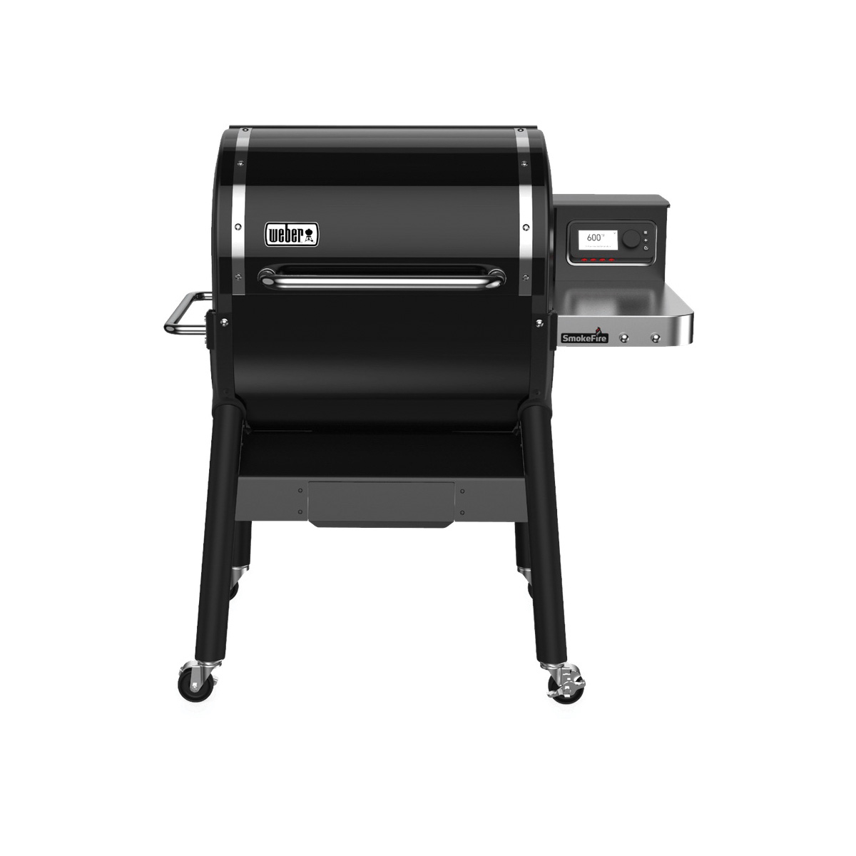 SmokeFire 22510001 Pellet Grill, 672 sq-in Primary Cooking Surface, Side Shelf Included: Yes