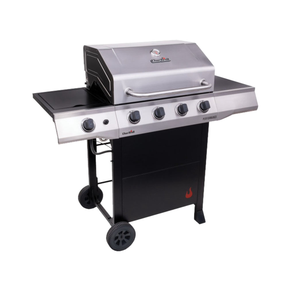 Performance 463351021 Gas Grill with Chef's Tray, Liquid Propane, 2 ft 1/2 in W Cooking Surface, Steel