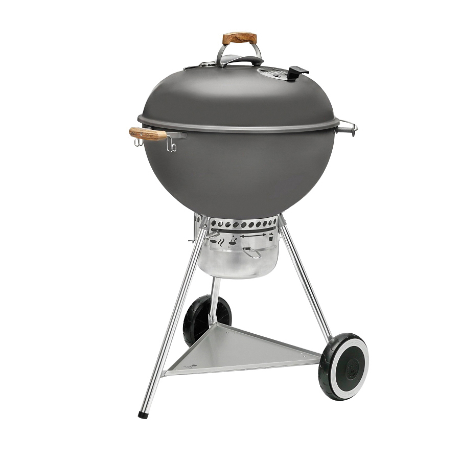 70th Anniversary Series 19521001 Kettle Charcoal Grill, 363 sq-in Primary Cooking Surface, Hollywood Gray