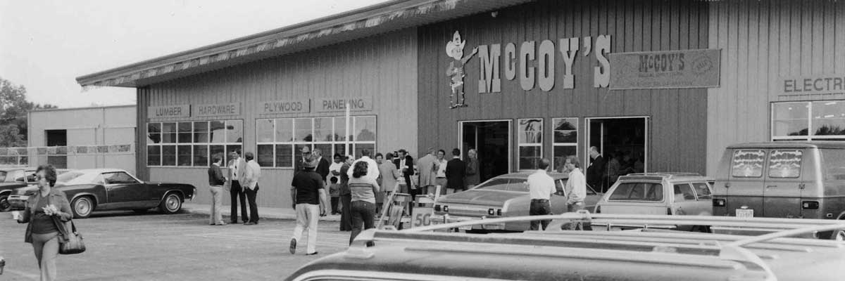 McCoy's Building Supply Company History Banner